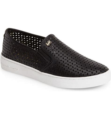 nordstrom michael kors leather slip on|michael kors sneakers for women.